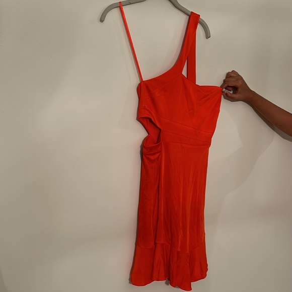 NWT BCBGMAXAZRIA Cut Out Viscose Dress - Picture 3 of 7
